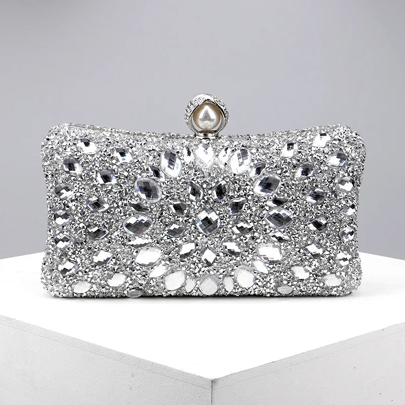 Gemstone Crystal Clutch - Uniquely You Online - Clutch