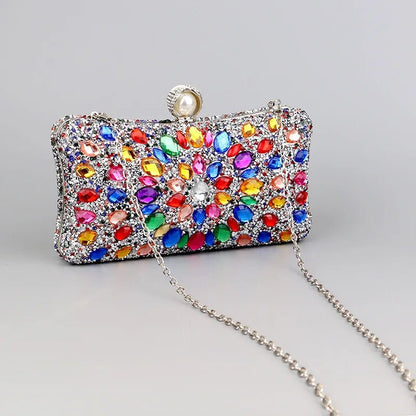 Gemstone Crystal Clutch - Uniquely You Online - Clutch