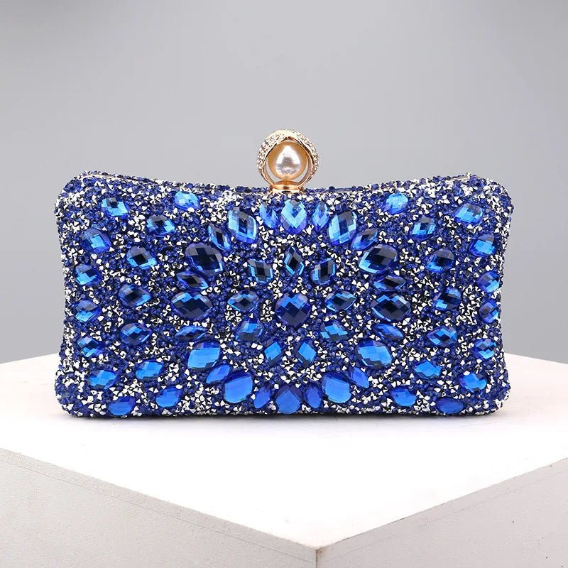 Gemstone Crystal Clutch - Uniquely You Online - Clutch