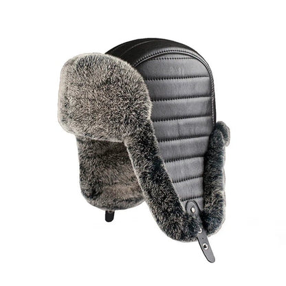 Genuine Sheepskin Leather Trapper Fur Hat - Uniquely You Online - Hat