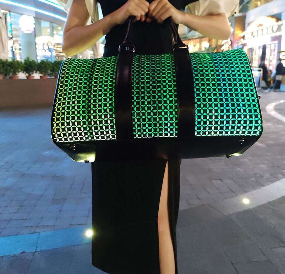 Geometric Luminous Smart Duffel Bag - Uniquely You Online - Handbag