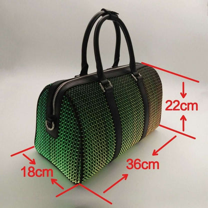 Geometric Luminous Smart Duffel Bag - Uniquely You Online - Handbag
