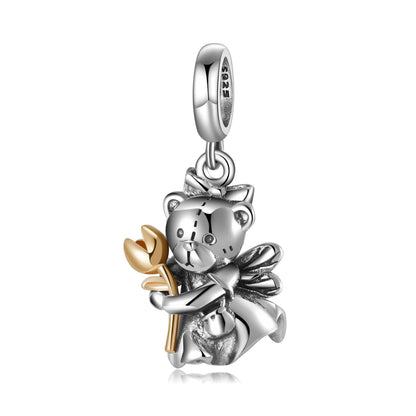 Gold/Silver Bear Charms - Uniquely You Online - Charms