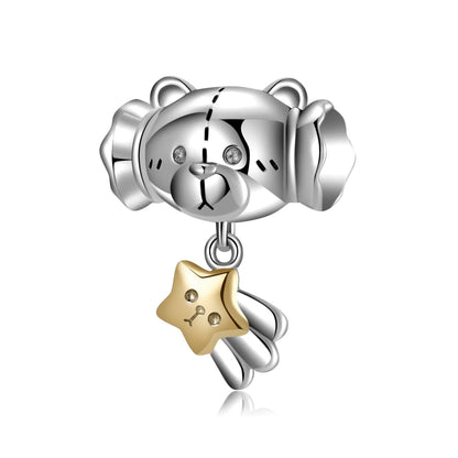 Gold/Silver Bear Charms - Uniquely You Online - Charms