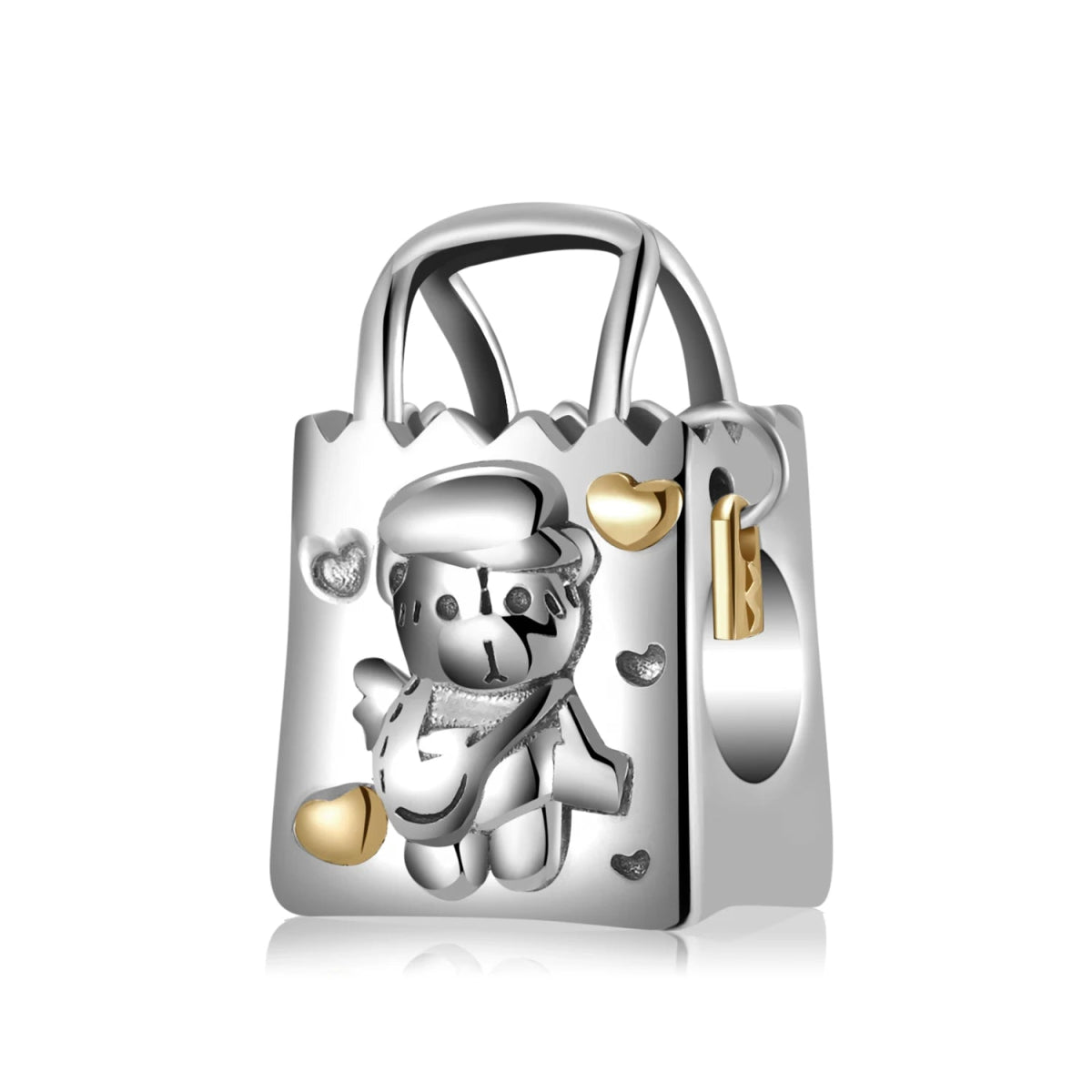 Gold/Silver Bear Charms - Uniquely You Online - Charms