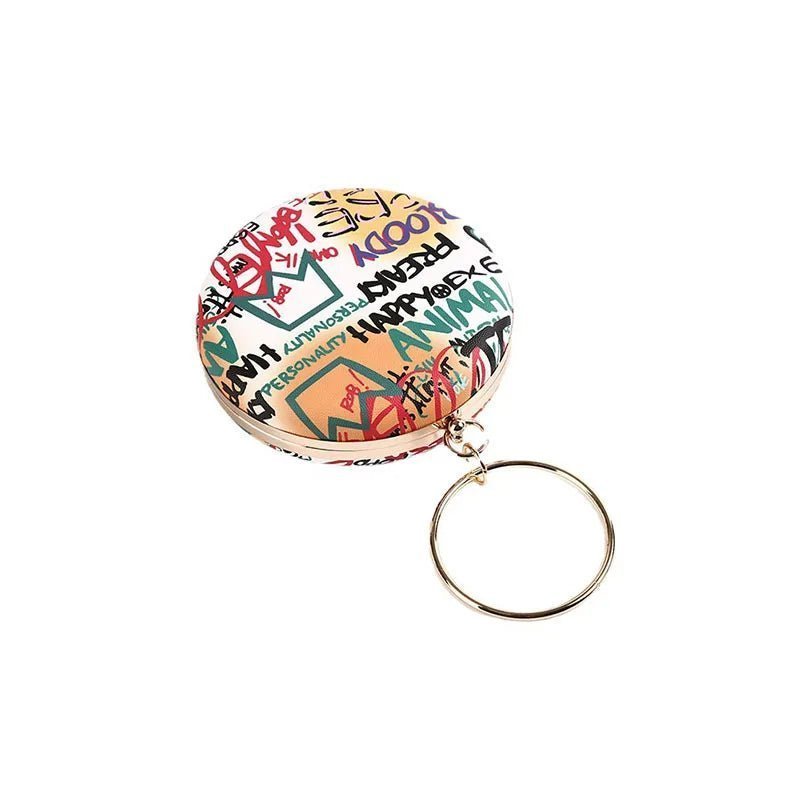 Graffiti Round Disk Clutch - Uniquely You Online - Clutch