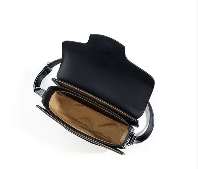 Handle Cowhide Leather Bag - Uniquely You Online - Handbag