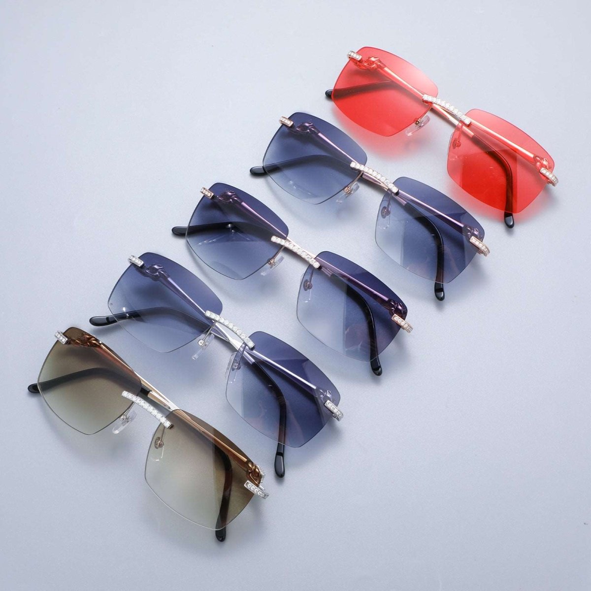 Handmade VVS Moissanite Sunglasses - Uniquely You Online - Sunglasses