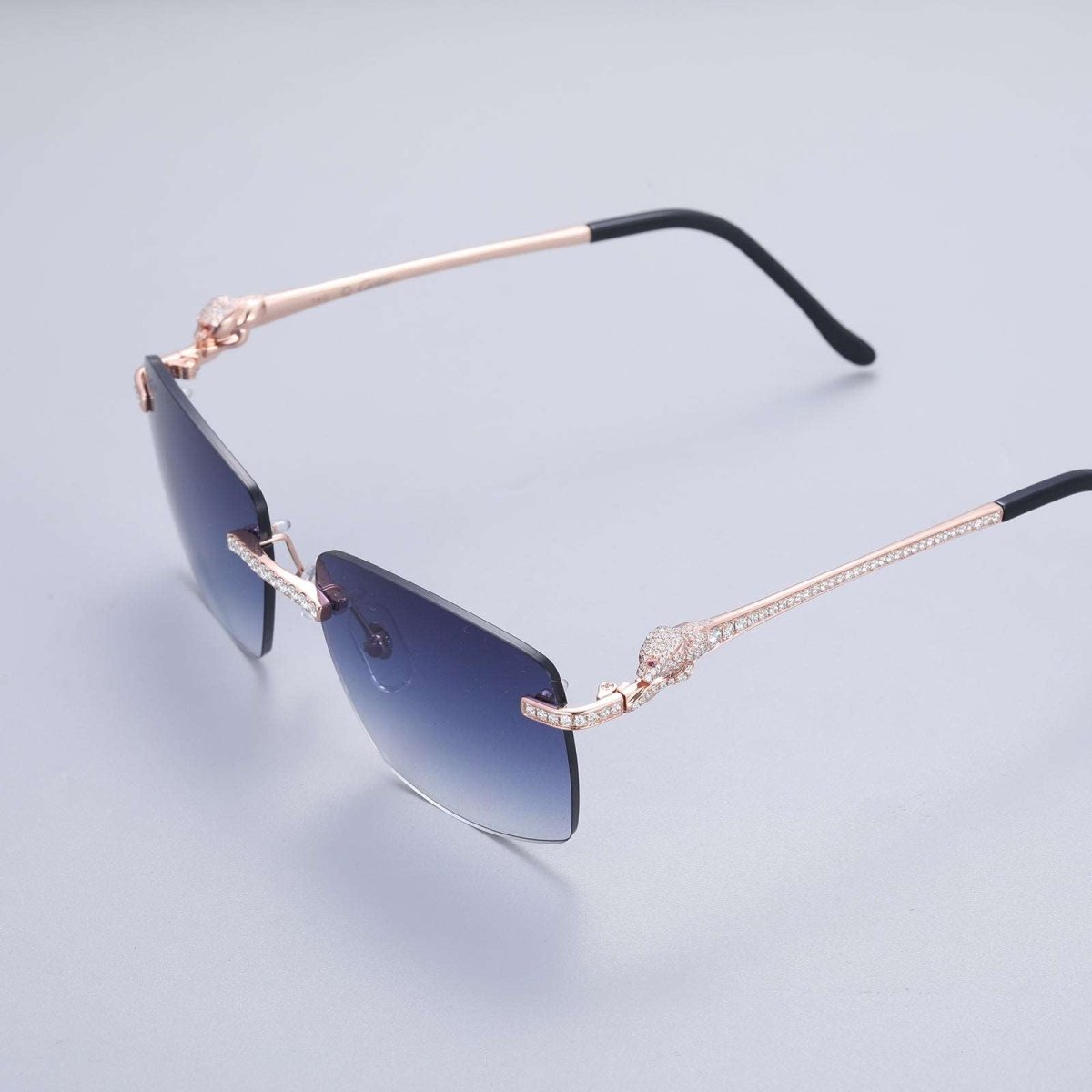 Handmade VVS Moissanite Sunglasses - Uniquely You Online - Sunglasses