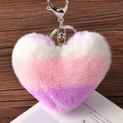 Heart Plush Bag Charm - Uniquely You Online - Bag Charm