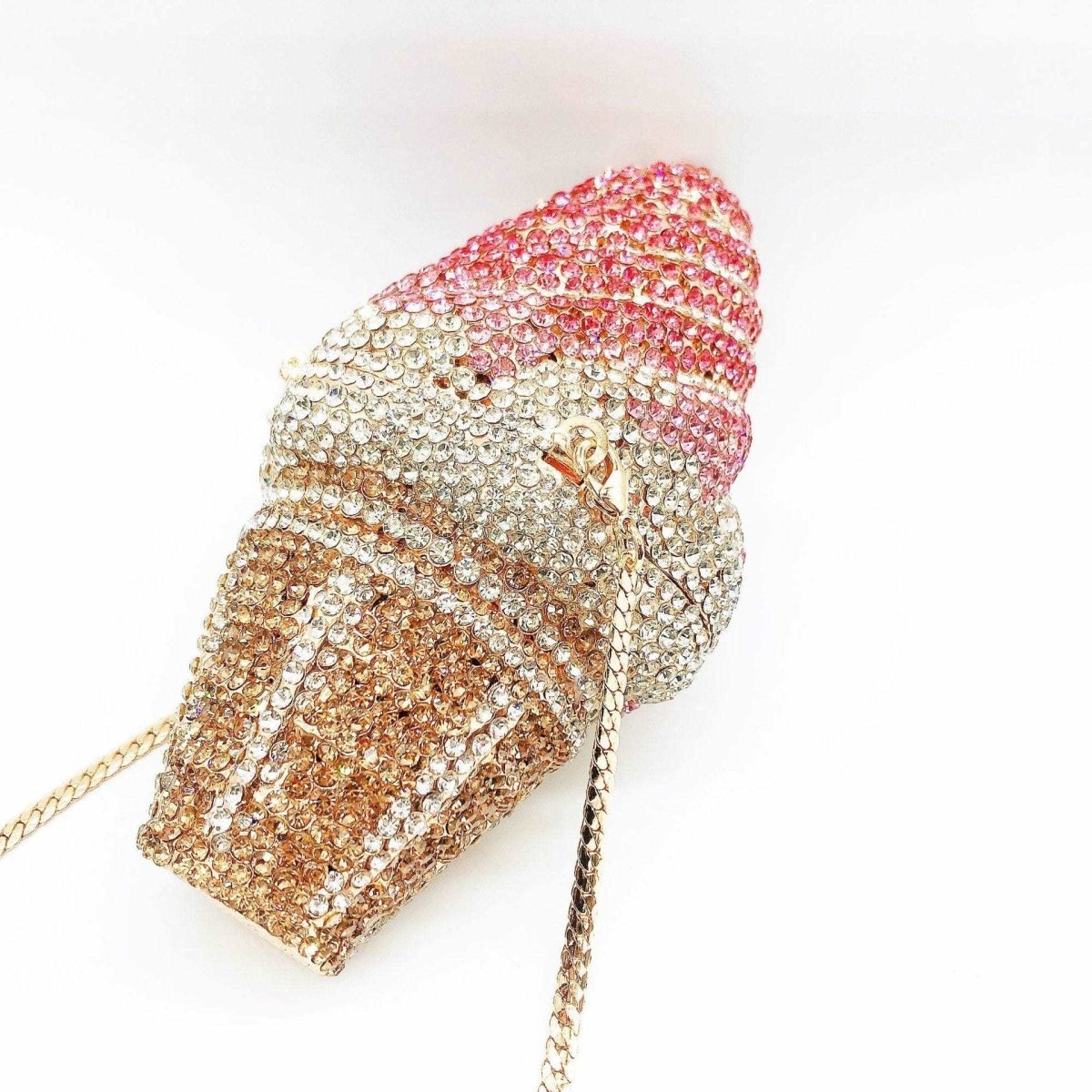Ice Cream Cone Crystal Novelty Clutch - Uniquely You Online - Clutch