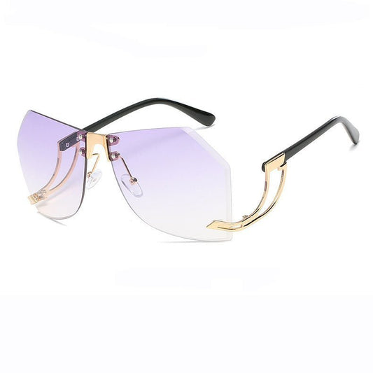 Kate Irregular Rimless Sunglasses - Uniquely You Online - Sunglasses