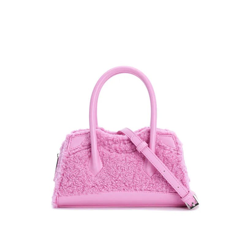 Lamb Wool Plush Fur Bag - Uniquely You Online - Handbag