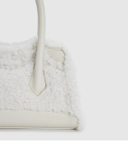 Lamb Wool Plush Fur Bag - Uniquely You Online - Handbag