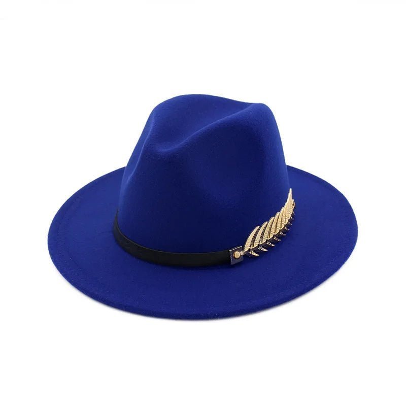 Leaf Band Panama Fedora Hat - Uniquely You Online - Hat