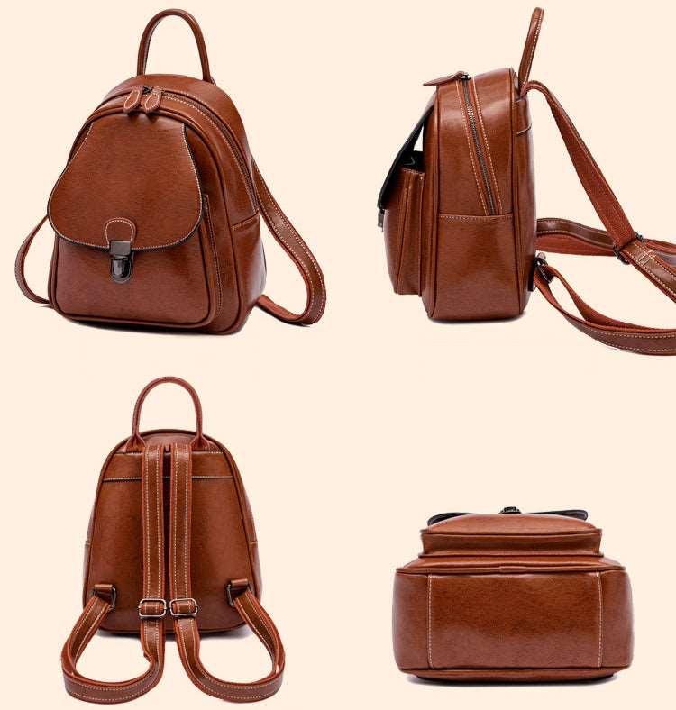 Leather Casual Backpack - Uniquely You Online - Backpack