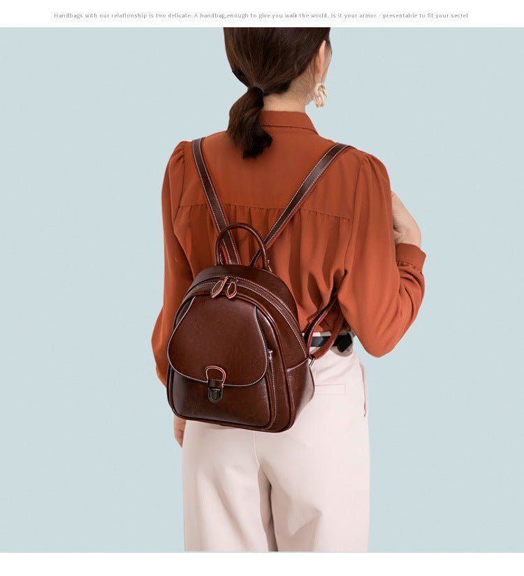 Leather Casual Backpack - Uniquely You Online - Backpack