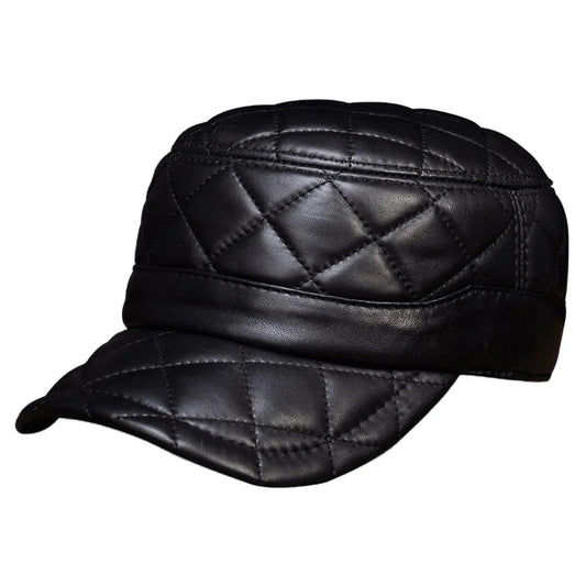 Leather Quilt Adjustable Cap - Uniquely You Online - Hat