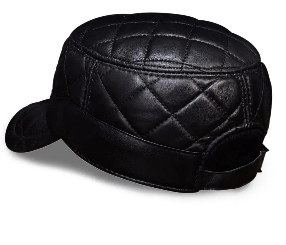 Leather Quilt Adjustable Cap - Uniquely You Online - Hat