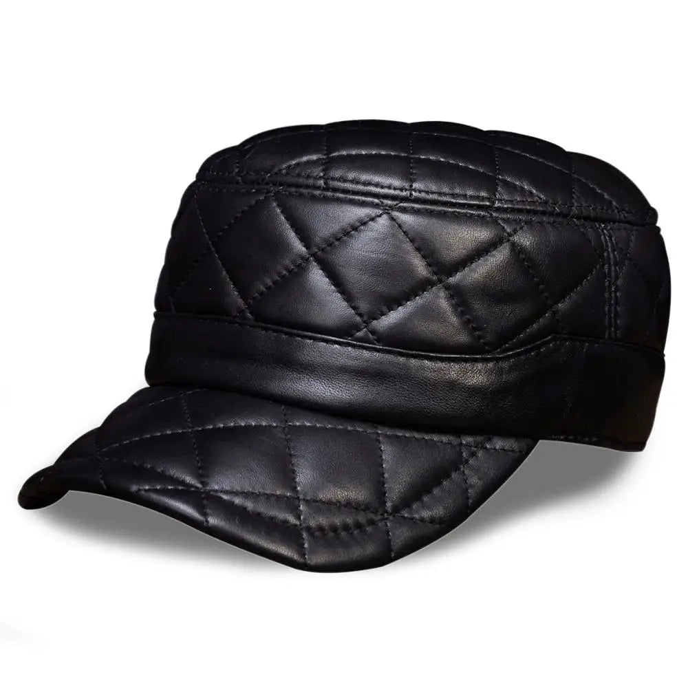 Leather Quilt Adjustable Cap - Uniquely You Online - Hat