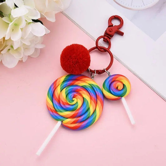Lollipop Pom Charm - Uniquely You Online - Bag Charm