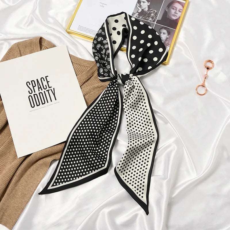 Long Printed Bag Scarf (variety) - Uniquely You Online - Bag Scarf