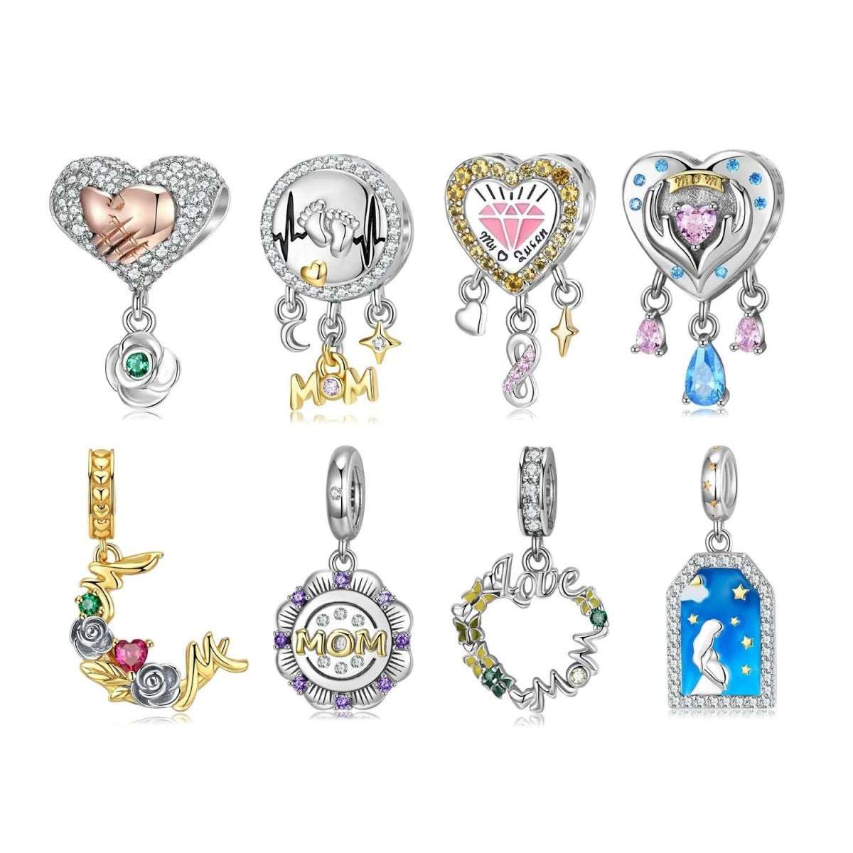 Love Mom Charm Collection - Uniquely You Online - Charms