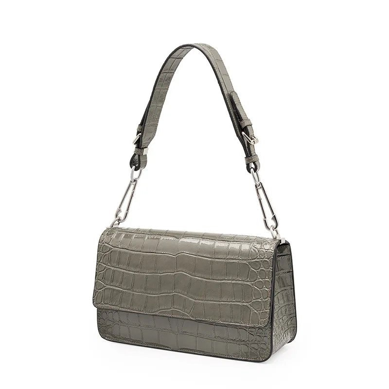 Lux Embossed Leather Handbag - Uniquely You Online - Handbag