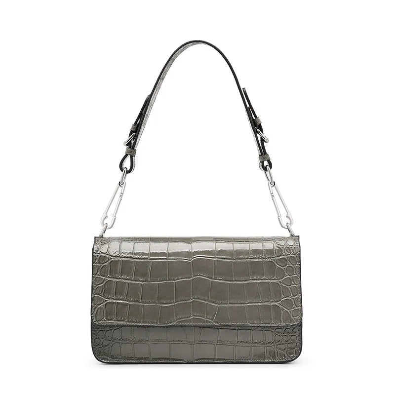 Lux Embossed Leather Handbag - Uniquely You Online - Handbag