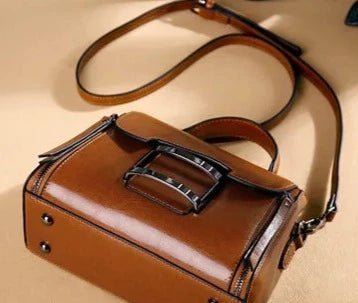 Lux Leather Statement Square Bag - Uniquely You Online - Handbag