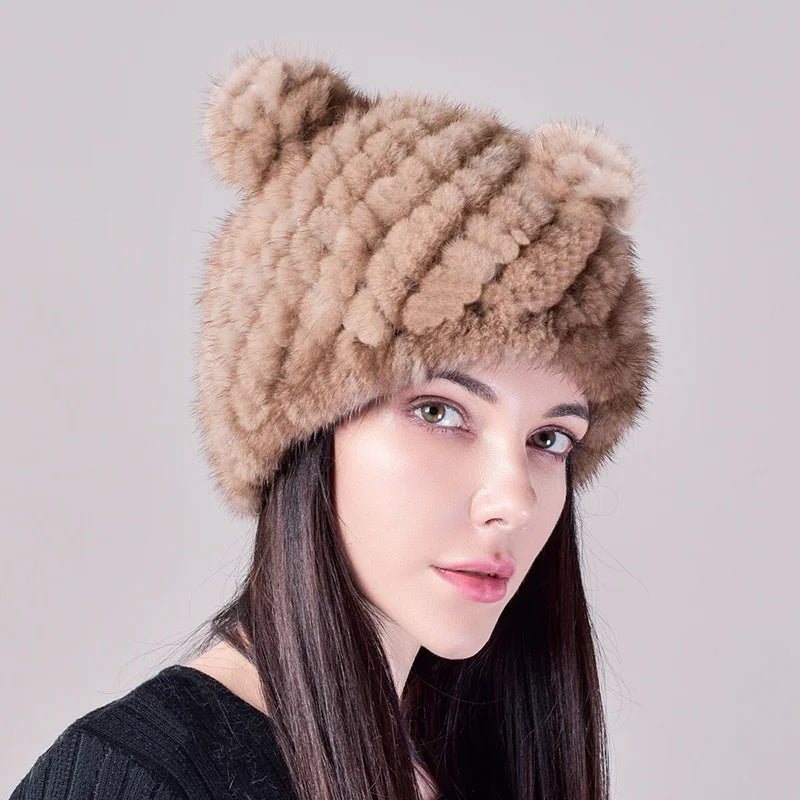 Lux Mink Teddy Bear Hat - Uniquely You Online - Hat