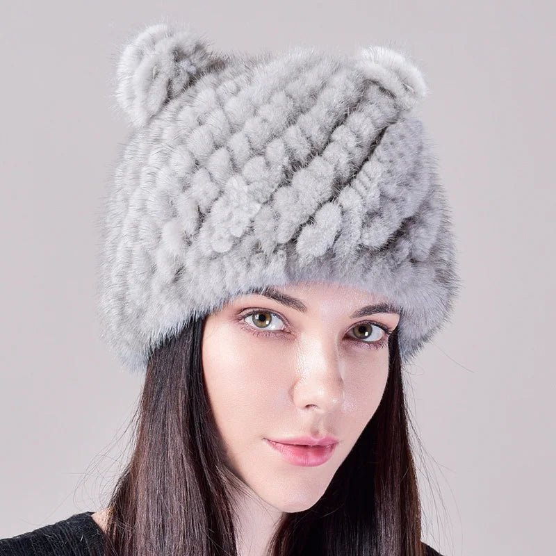 Lux Mink Teddy Bear Hat - Uniquely You Online - Hat