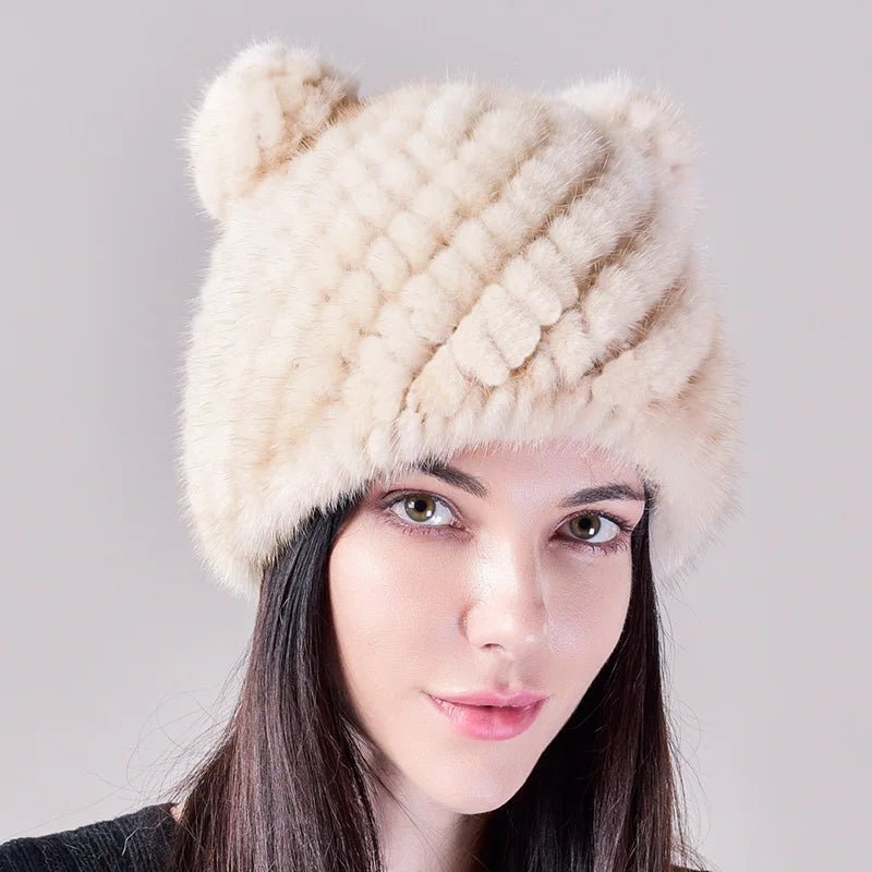 Lux Mink Teddy Bear Hat - Uniquely You Online - Hat