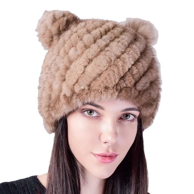 Lux Mink Teddy Bear Hat - Uniquely You Online - Hat