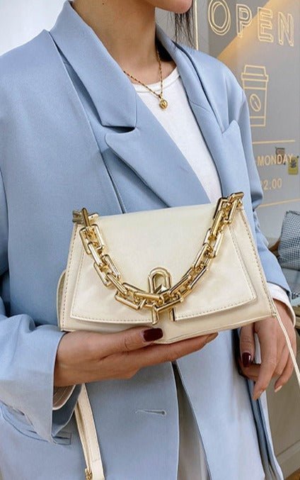 Mini Gold Chain Flap Bag - Uniquely You Online - Handbag