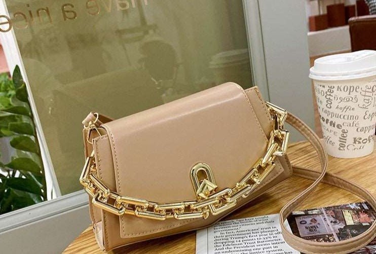 Mini Gold Chain Flap Bag - Uniquely You Online - Handbag