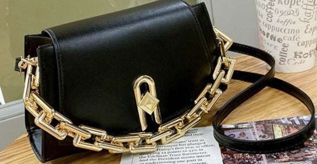 Mini Gold Chain Flap Bag - Uniquely You Online - Handbag