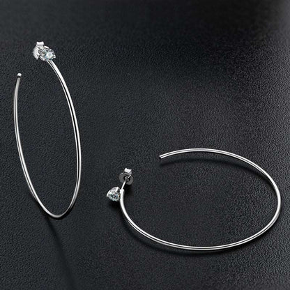 Moissanite Hoop Earrings - Uniquely You Online - Earrings