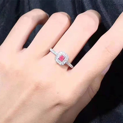 Natural Pink Square Diamond Ring - Uniquely You Online - Ring