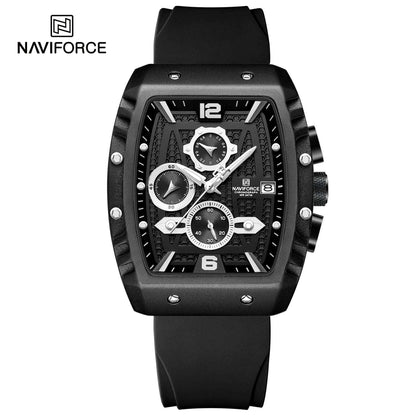 Naviforce 8025 Silicone Quartz Watch - Uniquely You Online - Watch