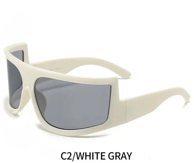 Oversized Wrap Around Sunglasses - Uniquely You Online - Sunglasses