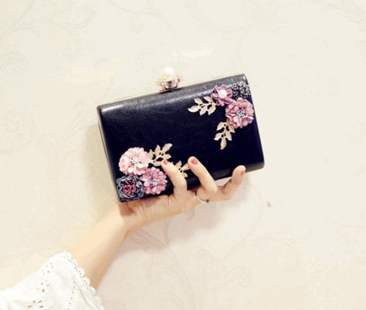 Pearl Flower Clutch - Uniquely You Online - Clutch