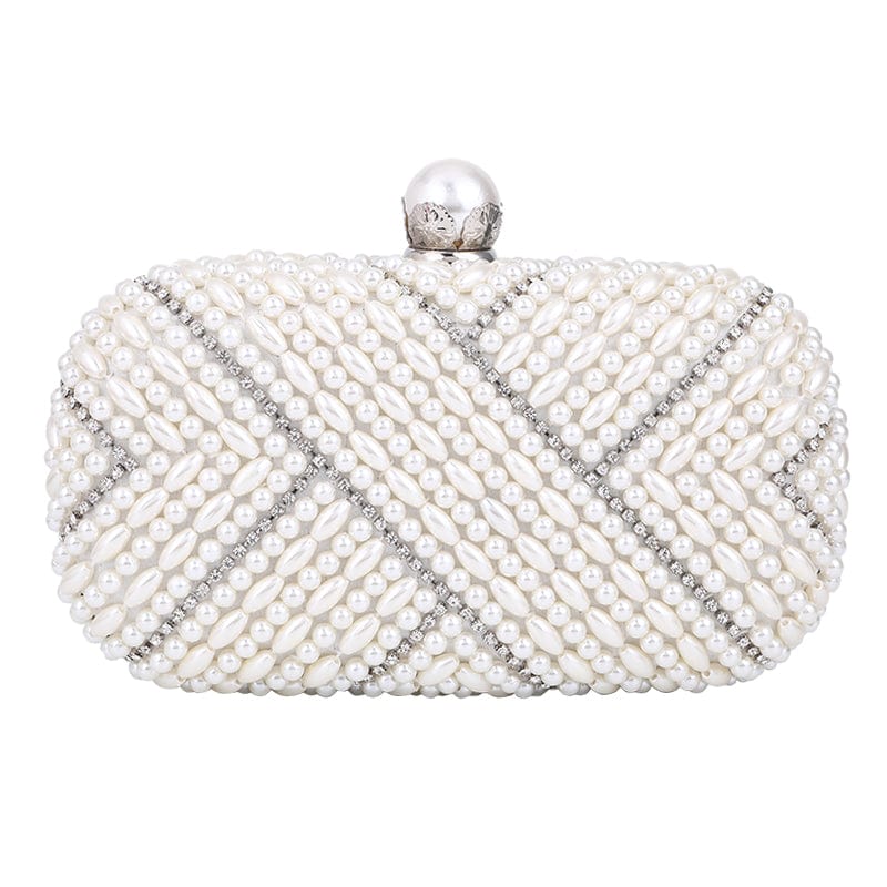 Pearl White Shell Clutch - Uniquely You Online - Clutch